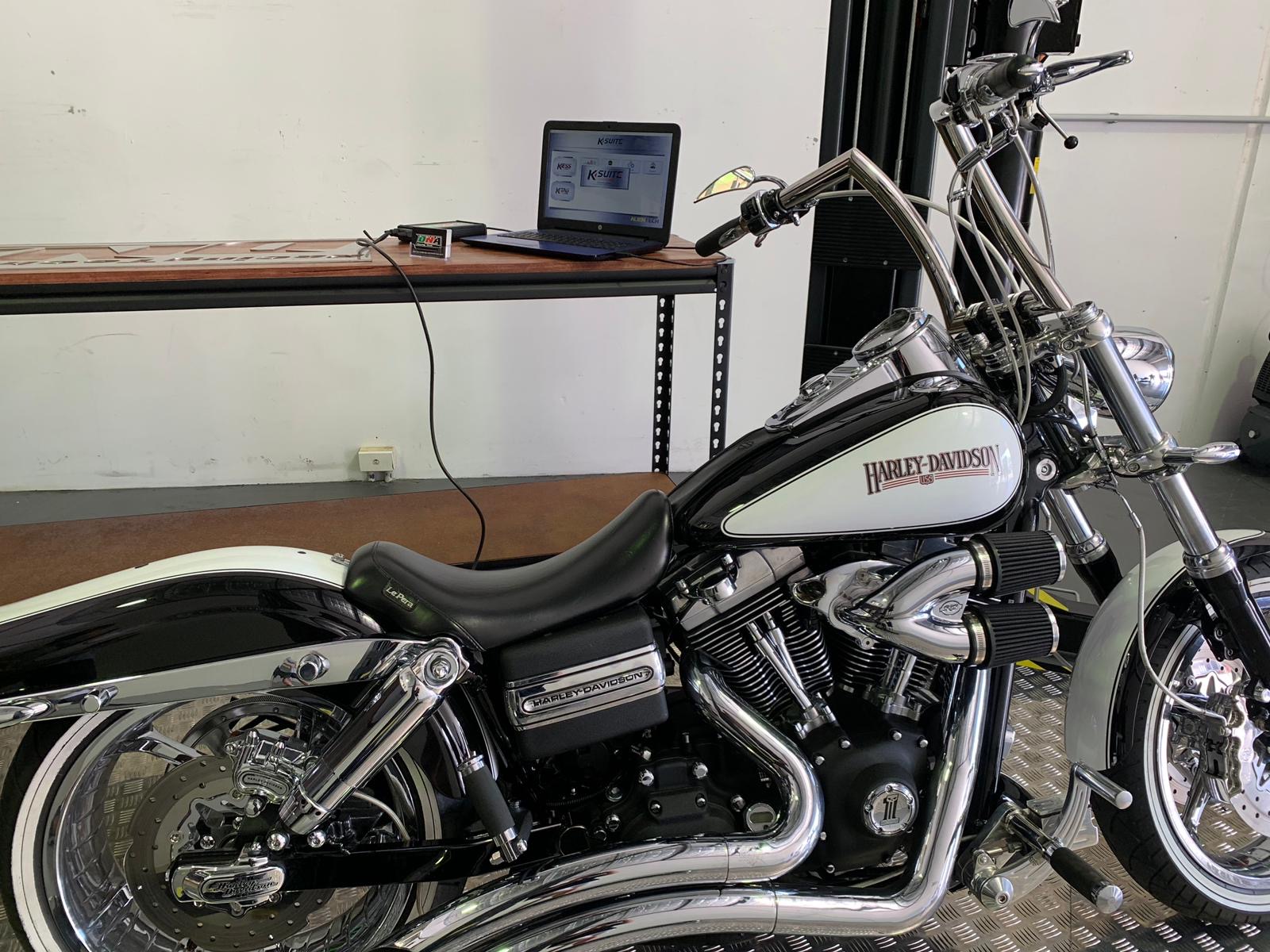 Harley-Davidson Fat Bob in the DNA workshop